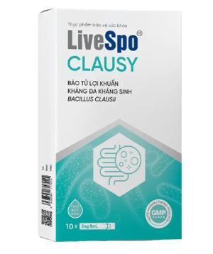 Bào tử lợi khuẩn LiveSpo Clausy (10 ống/hộp)