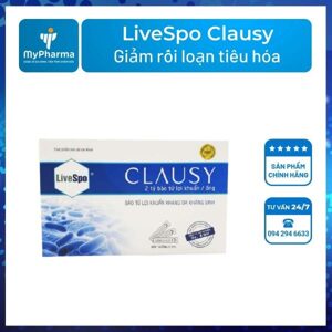 Bào tử lợi khuẩn LiveSpo Clausy (10 ống/hộp)