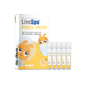 Bào tử lợi khuẩn PREG-MOM (20 ống *5ml)