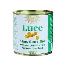 Bắp ngô ngọt hữu cơ đóng hộp Luce 340g