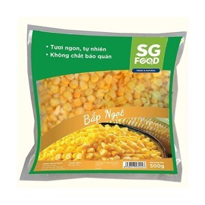 Bắp ngọt đông lạnh SG Food gói 500g