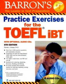 Barron's Practice exercises for the TOEFL - 6th edition - Nhiều tác giả