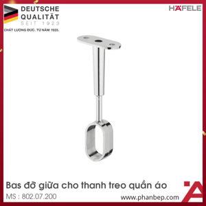 Bas đỡ giữa thanh nhôm móc áo Hafele 802.07.200