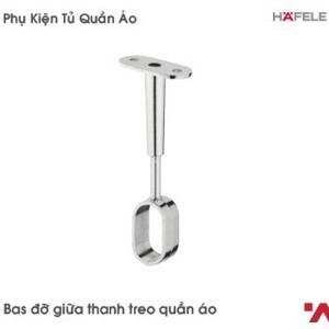 Bas đỡ giữa thanh nhôm móc áo Hafele 802.07.200