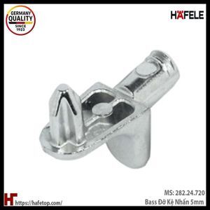 Bas đỡ kệ bằng hợp kim kẽm Hafele 282.24.720