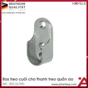 Bas đỡ thanh suốt nhôm Hafele 803.33.990
