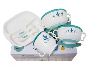 Bát ăn dặm 11 chi tiết Bonbébé BB-03