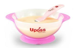 Bát ăn dặm cho bé kèm thìa chống đổ Upass UP5104CH