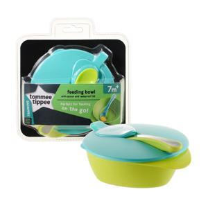 Bát ăn dặm có nắp kèm thìa Tommee Tippee Easy Scoop từ 7 tháng