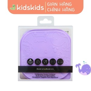 Bát ăn dặm silicon có thể xếp gọn Marcus & Marcus