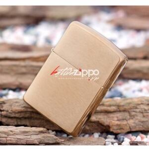 Bật lửa Zippo 168 Armor Brushed Brass