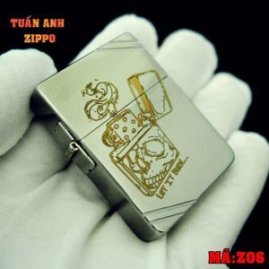 Bật lửa Zippo 1935 Replica W/Slashes Brushed Chrome