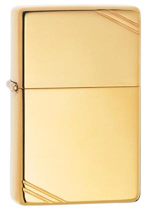 Bật lửa Zippo 270 Vintage High Polish Brass Slashes