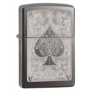 Bật lửa Zippo Ace Filigree Black Ice