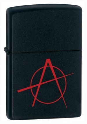 Bật lửa zippo Anarchy Black Matte