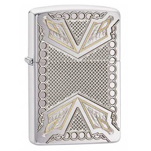 Bật lửa Zippo Armor Dagger Brushed Chrome 28808