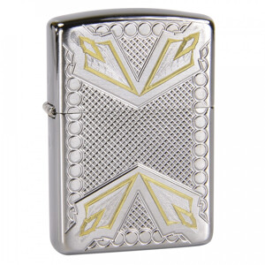 Bật lửa Zippo Armor Dagger Brushed Chrome 28808