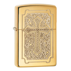 Bật lửa Zippo Armor Eccentric High Polish Brass