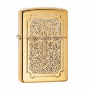 Bật lửa Zippo Armor Eccentric High Polish Brass