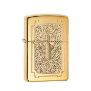 Bật lửa Zippo Armor Eccentric High Polish Brass