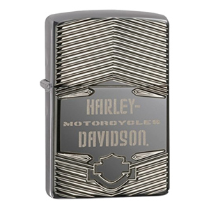 Bật lửa Zippo Armor Harley Davidson Motorcycles Black Ice