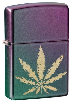 Bật lửa Zippo Armor Marijuana Leaf