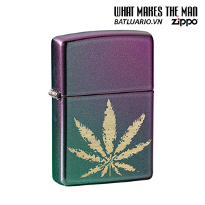 Bật lửa Zippo Armor Marijuana Leaf