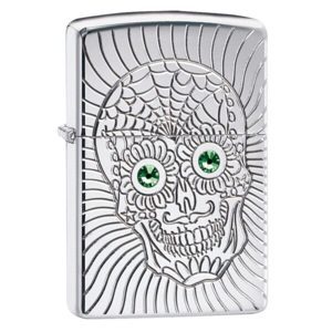 Bật lửa Zippo Armor Sugar Skull Design