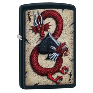 Bật lửa Zippo Black Matte Dragon