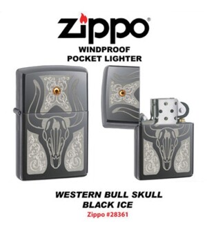 Bật lửa Zippo Bull Skull