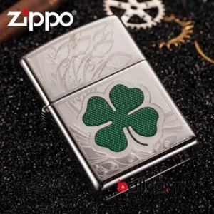 Bật lửa Zippo Clover High Polish Chrome Design