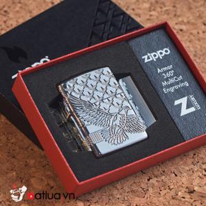 Bật lửa Zippo Eagle High Polish Chrome