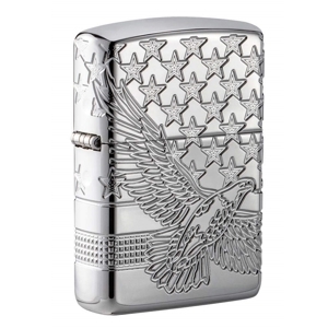 Bật lửa Zippo Eagle High Polish Chrome