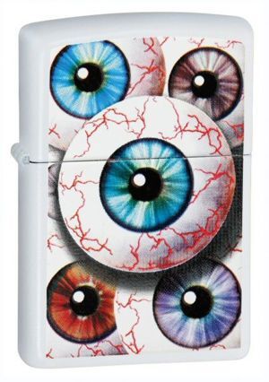 Bật lửa Zippo Eyeball White Matte