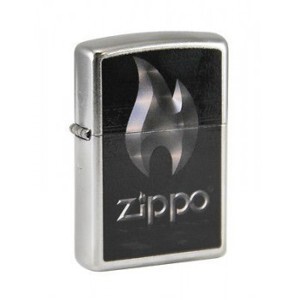 Bật lửa Zippo Flame Street Chrome