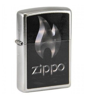 Bật lửa Zippo Flame Street Chrome