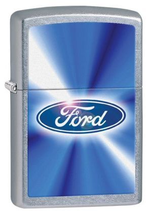 Bật lửa Zippo Ford Blue Street Chrome