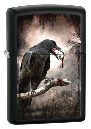 Bật lửa Zippo Goth-Raven Eyeball Licorice