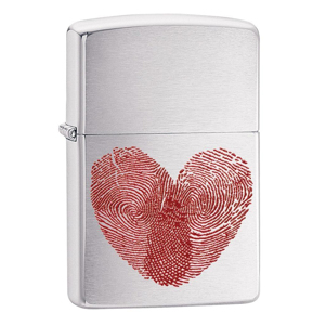 Bật lửa Zippo Heart Thumbprints