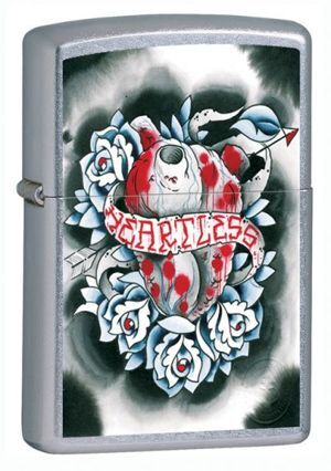 Bật lửa Zippo Heartless Street Chrome