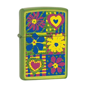 Bật lửa Zippo Hearts and Flowers Lurid