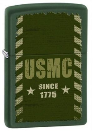 Bật lửa Zippo Marines Green Matte