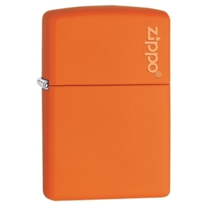 Bật lửa Zippo Orange Matte W/Zippo Logo 231ZL