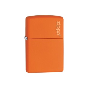 Bật lửa Zippo Orange Matte W/Zippo Logo 231ZL