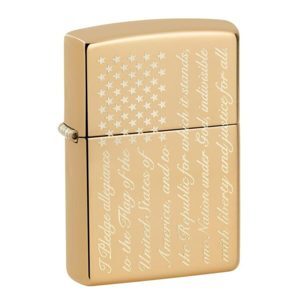 Bật lửa Zippo Pledge of Allegiance Design 49585