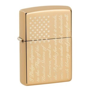 Bật lửa Zippo Pledge of Allegiance Design 49585