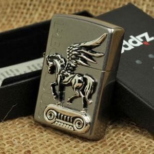 Bật lửa Zippo Pocket Lighter Black Ice Pegasus Pocket Lighter