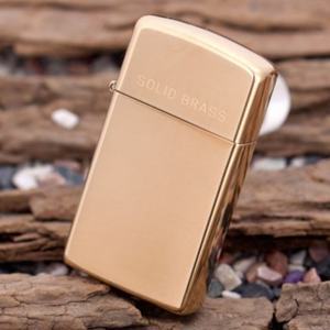 Bật lửa Zippo Polished Brass Engraved Slim