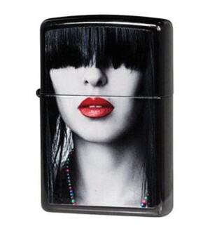 Bật lửa Zippo Red Lips Ebony