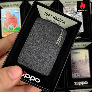 Bật lửa Zippo Replica 1941 Black Crackle